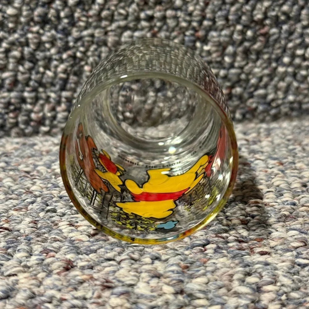 Vintage Walt Disney Productions Winnie the Pooh and Friends Glass Sears